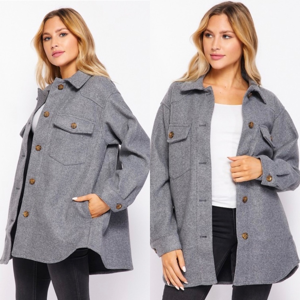 Love Tree Gray Jacket - Picture 3 of 12